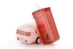 Bus Water Bottle Kids Sipper With Straw